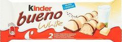 Kinder Bueno White Wafel pokryty białą czekoladą wypełniony nadzieniem 39 g (2 batony)