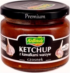 Kotliński specjał Ketchup z kawałkami warzyw czosnek 