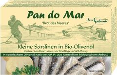 PAN DO MAR Sardynki w oliwie z oliwek BIO