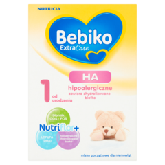 Bebiko Extra Care HA 1 Mleko początkowe dla niemowląt od urodzenia