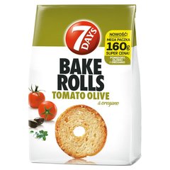 7 Days Bake Rolls Chrupki chlebowe o smaku pomidora oliwki i oregano
