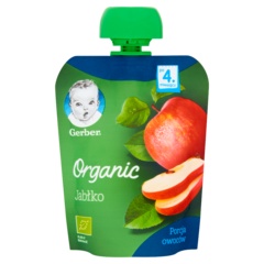 Gerber Organic Deserek Jabłko po 4. miesiącu