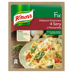 Knorr Fix makaron kremowe 4 sery z mozzarellą