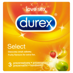 Durex Select Prezerwatywy 3 sztuki