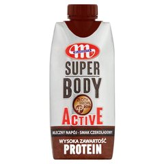 Mlekovita Super Body Active Napój proteinowy o smaku czekoladowym