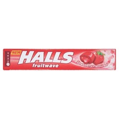 Halls Fruitwave Strawberry Cukierki