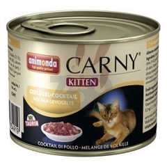 Animonda Carny Animonda Carny Kitten, 6 x 200 g Koktajl drobiowy