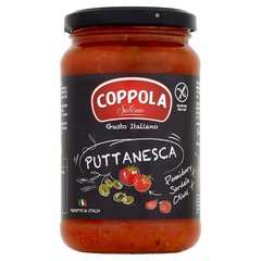 Coppola Puttanesca Sos pomidorowy z sardelą i oliwkami