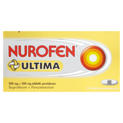 Nurofen Ultima 200 mg + 500 mg Tabletki powlekane 12 tabletek