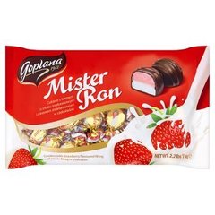 Solidarność Mister Ron Krem o smaku truskawkowym i krem śmietankowy w czekoladzie