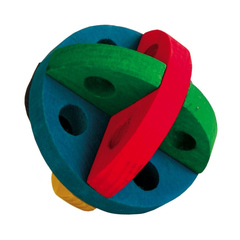 Trixie Drewniana zabawka dla gryzoni w kształcie piłki
