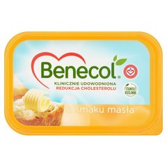 Benecol Margaryna roślinna o smaku masła z dodatkiem stanoli roślinnych