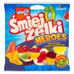 Nimm2 Śmiejżelki Heroes Żelki owocowe wzbogacone witaminami