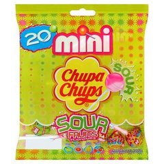 Chupa Chups Mini Kwaśne lizaki wielosmakowe (20 sztuk)