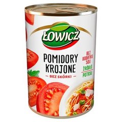 Łowicz Pomidory krojone bez skórki