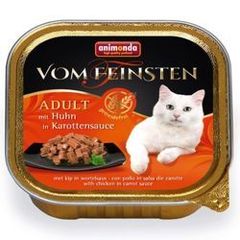 Animonda Vom Feinsten ANIMONDA Cat Vom Feinsten adult NoGrain Kurczak w sosie marchewkowym 100g