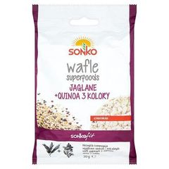 Sonko Fit Wafle superfoods jaglane + quinoa 3 kolory
