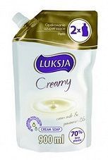 Luksja Creamy Cotton Milk & Provitamin B5 Nawilżające mydło w płynie opakowanie uzupełniające
