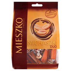 Mieszko Michaszki Duo Cukierki z orzeszkami arachidowymi w czekoladzie