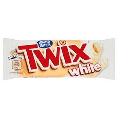 Twix White Ciasteczka oblane karmelem i białą czekoladą 46 g (2 sztuki)