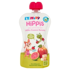 Hipp HiPPiS Jabłka-Guawa-Banany Mus owocowy po 6. miesiącu