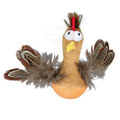 Trixie Zabawka ćwierkający kurczak z kocimiętką dla kota