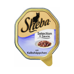 Sheba Selection in Sauce z kawałkami cielęciny w sosie Karma pełnoporcjowa