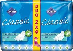 Libresse Podpaski Classic Clip Ultra Super Duo Pack