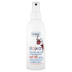 Ziaja Ziajka Mleczko dla dzieci wodoodporne spray powyżej 12 miesiąca życia SPF 30