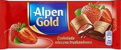 Alpen Gold Czekolada mleczna truskawkowa