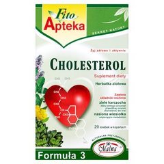 Fito Apteka Formuła 3 Cholesterol Suplement diety Herbatka ziołowa 40 g (20 torebek)