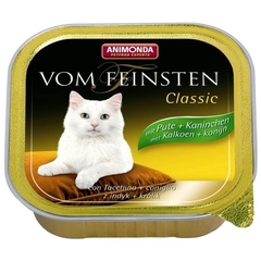 Animonda Vom Feinsten Classic Pokarm dla kota z indykiem i królikiem