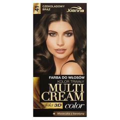 Joanna Multi Cream color Farba do włosów 41 Czekoladowy brąz