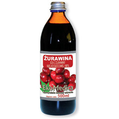 EkoMedica Sok z żurawiny 100% Żurawina 