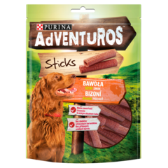 Adventuros AdVENTuROS Sticks Karma dla psów o smaku bawoła