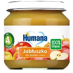 Humana 100% Organic Jabłuszko po 4. miesiącu