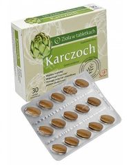 Colfarm Zioła w tabletkach Karczoch Suplement diety 30 tabletek