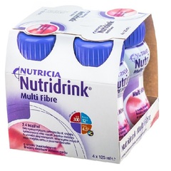 Nutricia Nutridrink Multi Fibre o smaku truskawkowym 4 x 125ml