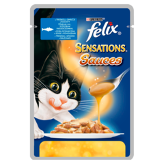 Felix Sensations Sauces Karma dla kotów z rybą w sosie z pomidorami