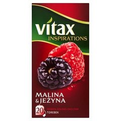Vitax Inspirations Malina and Jeżyna Herbata ziołowo-owocowa (20 torebek)