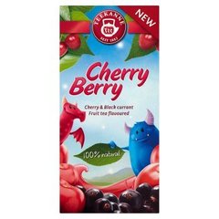 Teekanne World of Fruits Cherry Berry Aromatyzowana mieszanka herbatek owocowych 45 g (20 torebek)