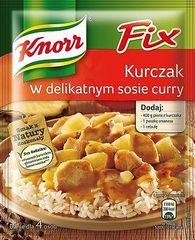 Knorr Fix Kurczak w delikatnym sosie curry