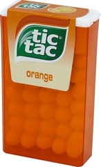 Tic Tac Orange Drażetki o smaku pomarańczowym