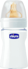Chicco CHICCO Butelka Well-Being szklana smoczek kauczukowy 150 ml