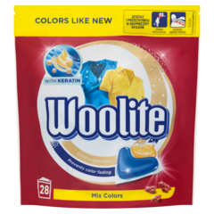 Woolite Mix Colors Kapsułki do prania 616 g (28 sztuk)