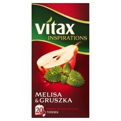 Vitax Inspirations Melisa and Gruszka Herbata ziołowo-owocowa (20 torebek)