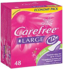 Carefree Plus Large Fresh Scent Wkładki higieniczne