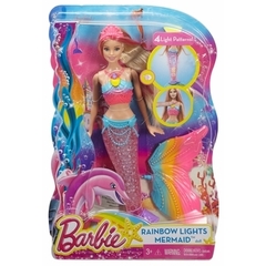 Barbie Lalka Tęczowa Syrenka DHC40