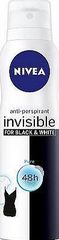 Nivea Invisible for Black and White Pure 48 h Antyperspirant w aerozolu dla kobiet
