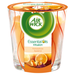 Air Wick Essential Oils Infusion Świeczka o zapachu pomarańczy
